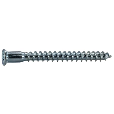 M5-0.80 X 50 Mm Phillips Flat Machine Screw, Zinc Plated Steel, 15 PK